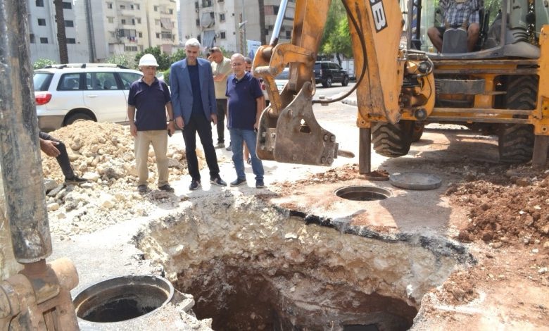 بلدية طرابلس بدات بفصل شبكة الصرف الصحي وتحويلها إلى محطة التكرير