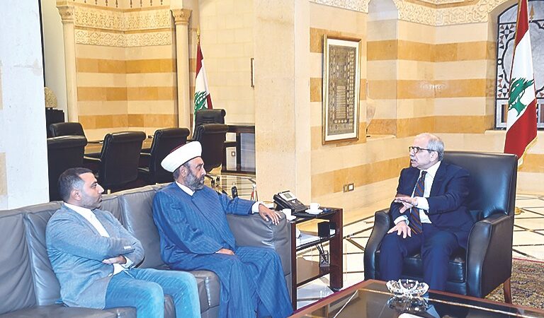 العشائر العربية وزوّار في السراي مؤيدة مواقف رئيس الحكومة