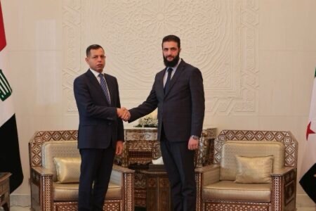 الشرع يلتقي رئيس المخابرات العراقية ويتفقان على تعزيز التعاون الأمني