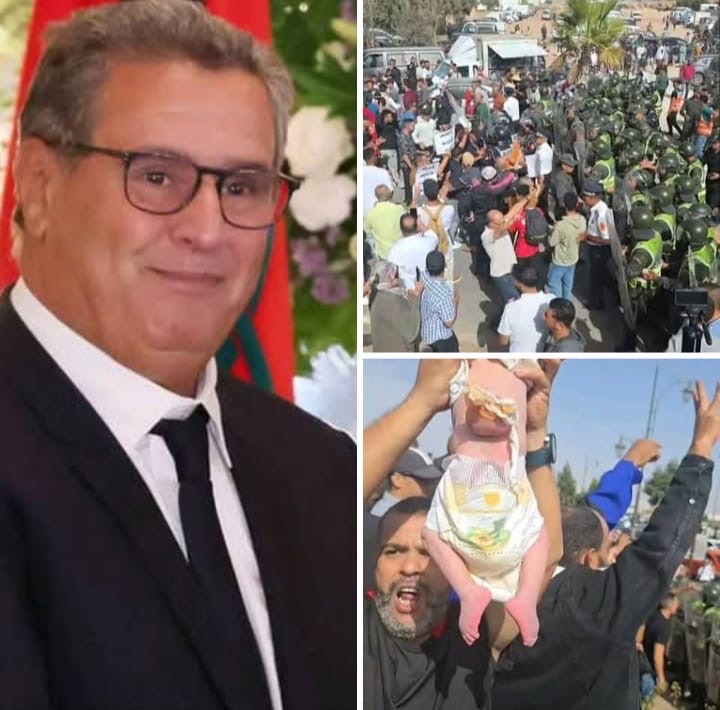 تحولت لمحاكمة حقيقية لأخنوش وحكومته . احتجاجات ساكنة اكادير ضد سياسة مستشفى الحسن الثاني