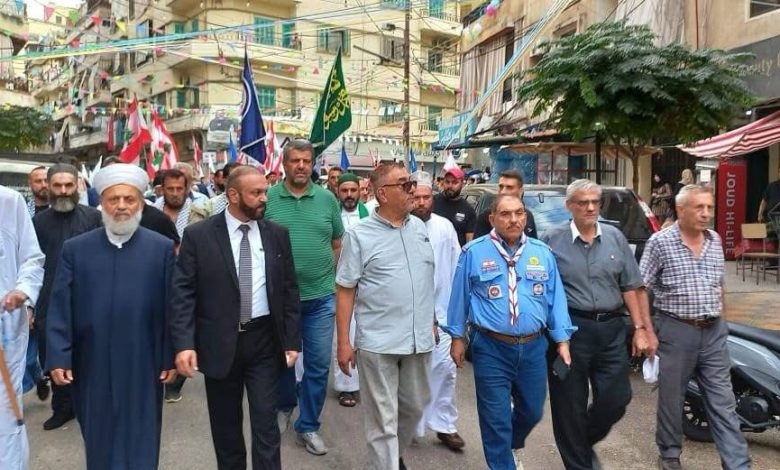 احتفالا بالمولد النبوي الشريف وبالتعاون مع بلدية طرابلس ورعاية دار الفتوى ،