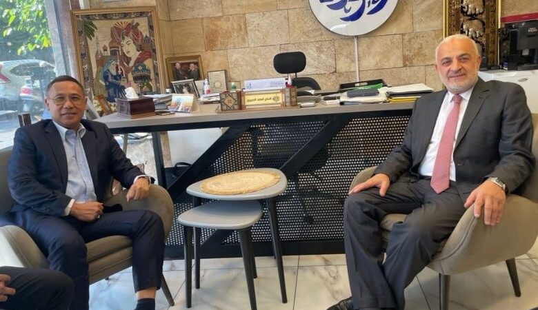 أسعد الحريري بحث مع سفير إندونيسيا في تعزيز التعاون
