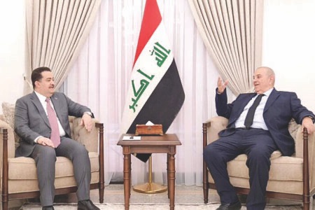علاوي استقبل رئيس الوزراء العراقي