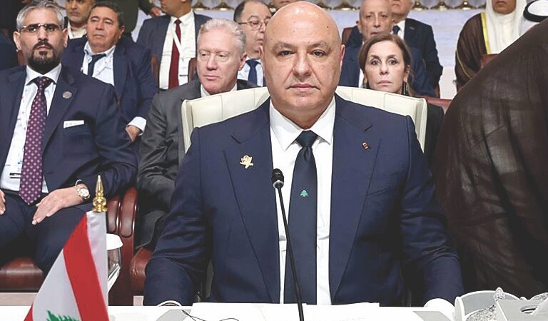 رئيس الجمهورية في قمة قطر: العدوان استهدف مبدأ الحلول بالحوار