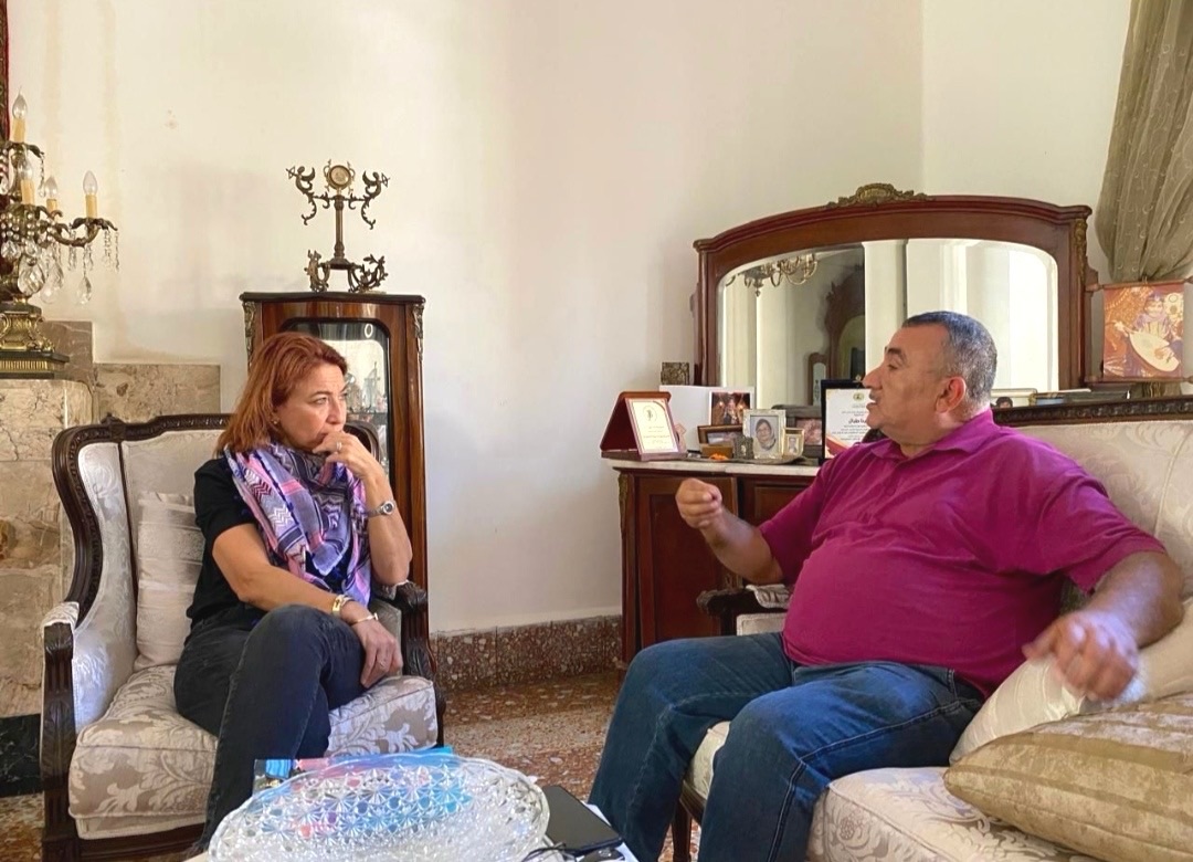 لجنة الأسير سكاف زارت المناضلة الطرابلسية لينا الطبال