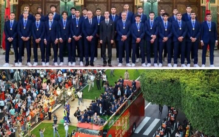 بعد تربع الاشبال عرش المونديال و استقبالهم بالقصر . تفاصيل إشاعة الجزائر الجديدة حول هذا الفوز العالمي .
