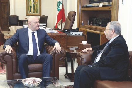 عون وهيكل يستقبلان «الحزب » وخطة الجيش في أول جلسة للحكومة