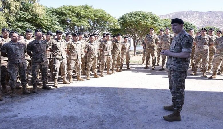 قائد الجيش من زغرتا: إعتداءات إسرائيل تمثّل تهديدًا مستمرًّا للبنان