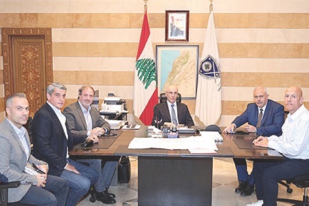 الحجار بحث مع عبود وزيدان الاستعدادات لموسم الشتاء