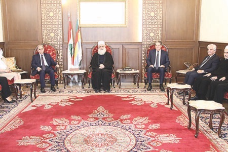 أبي المنى استقبل وفد “حوار الحضارات” وزوّاراً