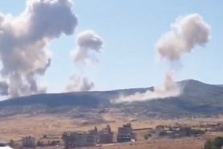 شهيدان في غارات عنيفة على السلسلة الشرقية.. وحالات إغماء في مدرسة