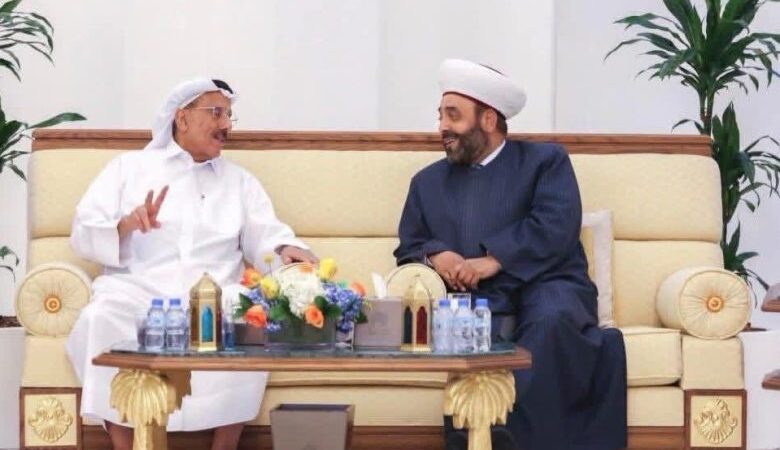 القاضي الشيخ خلدون عريمط بضيافة السيد خلف أحمد الحبتور في دبي