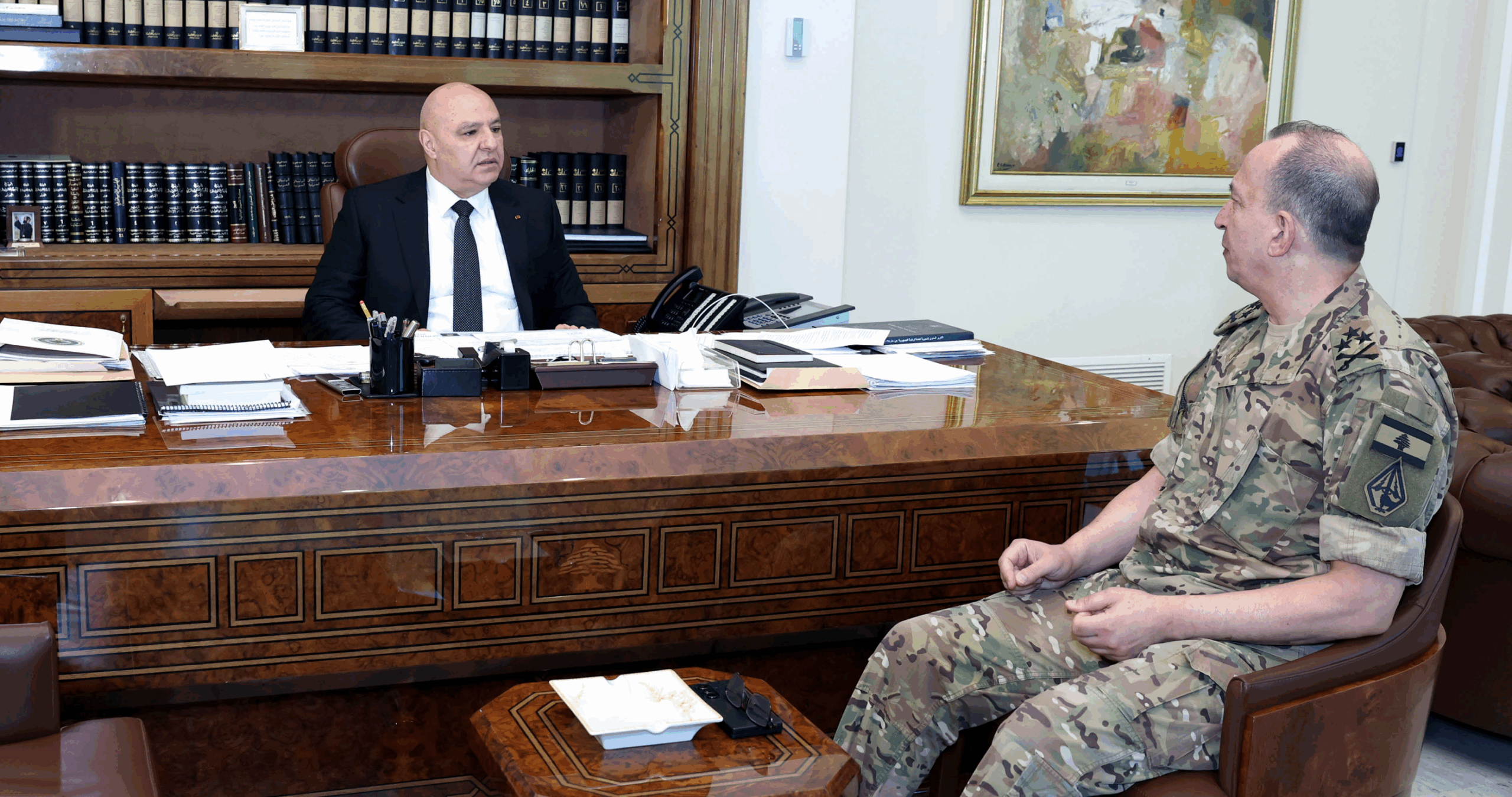 الرئيس عون طلب الى قائد الجيش التصدي لأي توغل في الأراضي المحررة ودان استهداف بلدية بليدا واستشهاد موظف فيها ودعا لجنة “الميكانيزم” لوضع حد لانتهاكات العدو