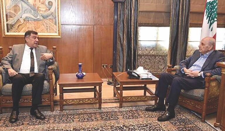 بري استقبل وزير الصناعة ومدير عام «الميدل ايست»