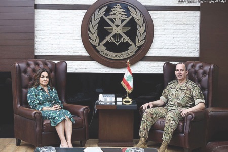 حنين السيّد: تعاون مستمرّْ مع الجيش لتعزيز الاستقرار في الجنوب