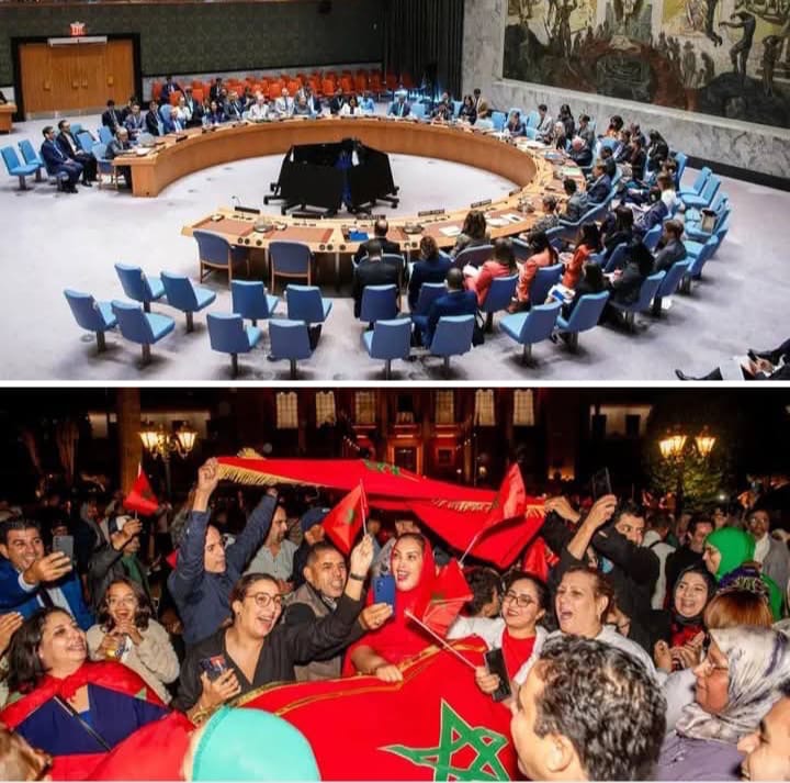 واخيرا بعد نصف قرن تصبح الصحراء مغربية بقرار دولي .سر خروج الملك المغربي وشعبه مرحبين بالقرار .