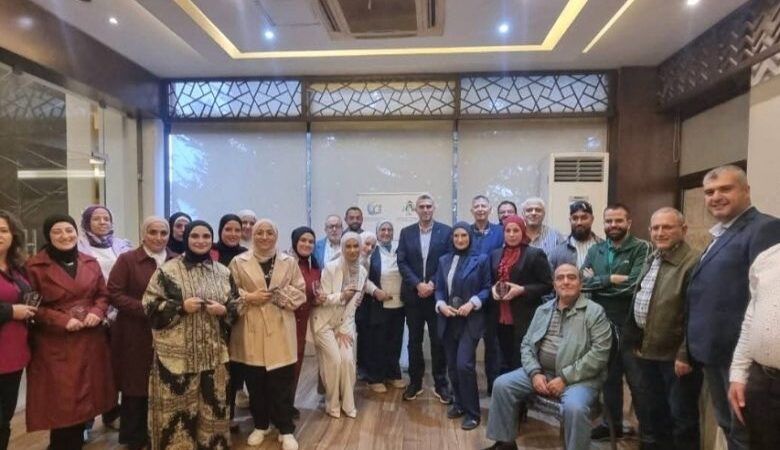 حفل غداء للفريق الصحي في جمعية مكارم الأخلاق الإسلامية في طرابلس