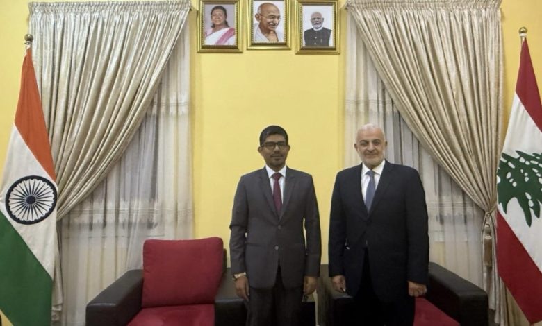 أسعد الحريري زار سفير الهند وبحثٌ في سبل تطوير التعاون التجاري