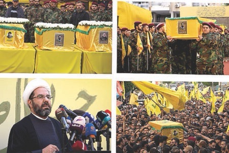 «حزب الله» شيّع الطبطبائي ورفاقه في الغبيري