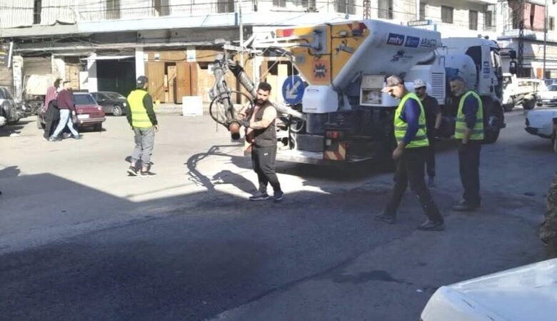 بلدية طرابلس : أعمال تزفيت في باب التبانة بدأت