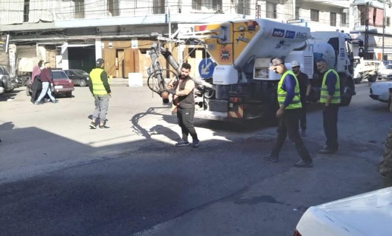 بلدية طرابلس : أعمال تزفيت في باب التبانة بدأت