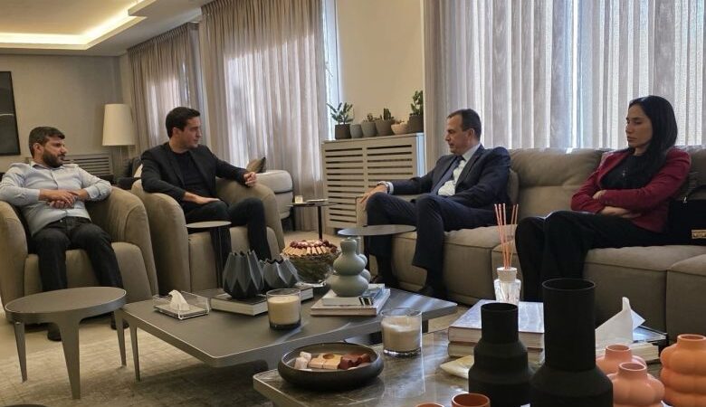 كريم كبارة يستقبل نقيب المحامين في طرابلس وأعضاء مجلس النقابة