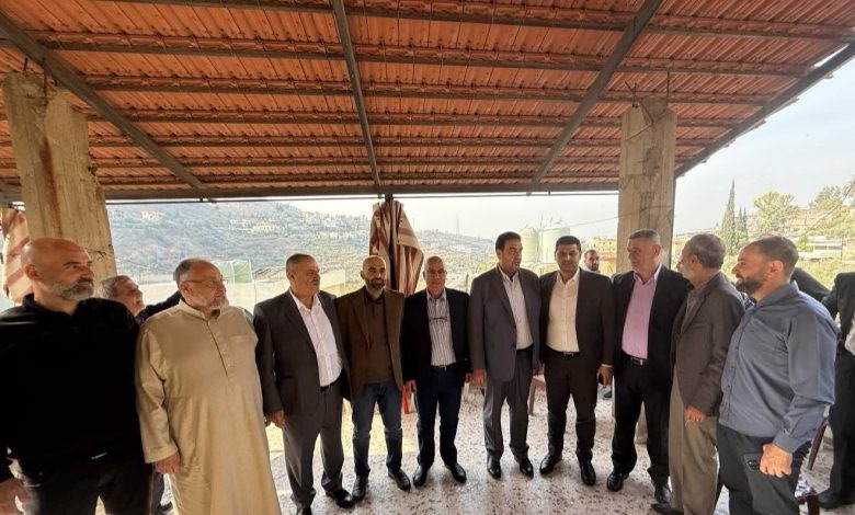 البعريني في بيت الحاج: التواصل المباشر مع الناس هو جوهر عملنا