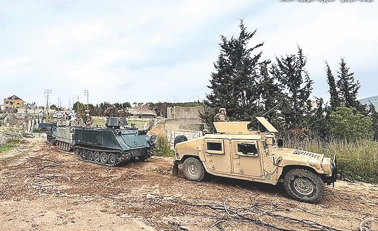 قصف أطراف بلدة شيحين بالمدفعية الثقيلة وتمشيط بالأسلحة الرشاشة في تلة الحمامص