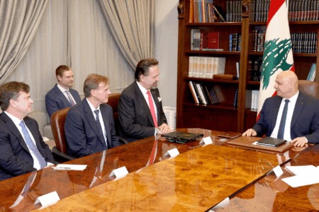 عون لوفد أميركي: نكافح بقوة التبييض والتهريب وتمويل الإرهاب وبري مستاء من بيان «الحزب »