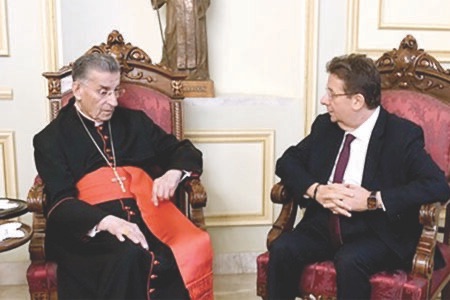 الراعي استقبل الجميّل والصايغ