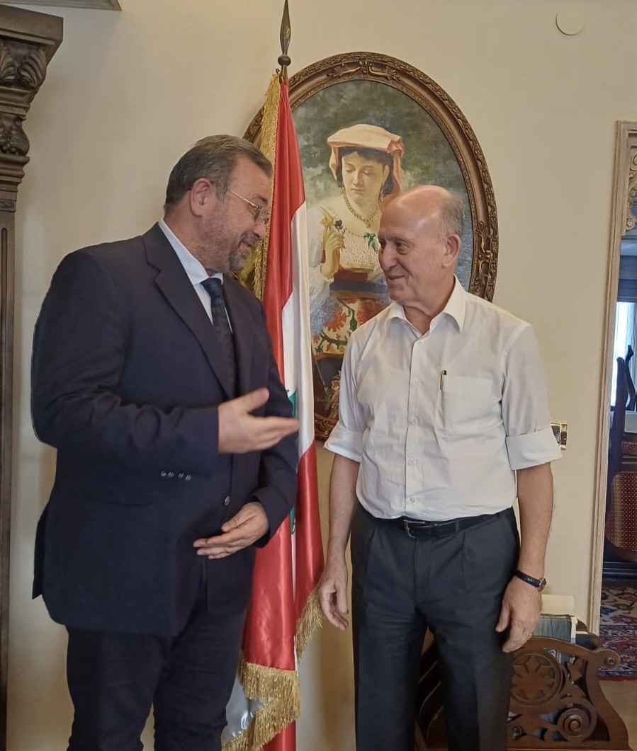 الغزال بحث مع ريفي سبل تفعيل مجلس طرابلس الإقتصادي