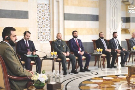 الشرع يستقبل وفد مجلس الأمن