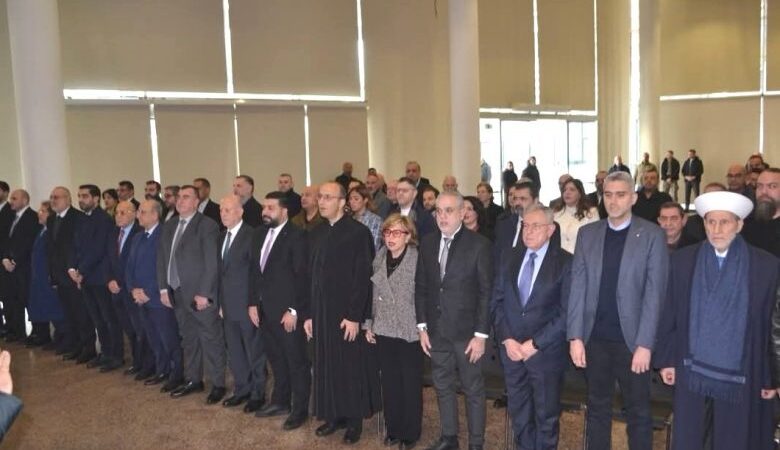 بلدية طرابلس افتتحت شارع الشهيد محمد شطح بحضور الرئيس السنيورة