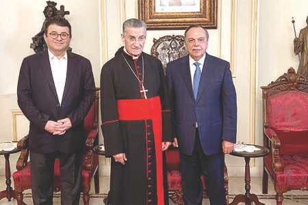 مارون الحلو من بكركي: البابا أتى بأفكار جيدة جداً