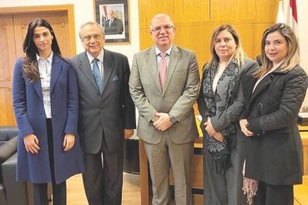 حبيب يتابع مع وزير العمل الرابط الإلكتروني بين الوزارة ومصرف الإسكان