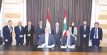 الصدّي يوقّع مذكرة تفاهم مع نظيره المصري لتلبية احتياجات لبنان من الغاز