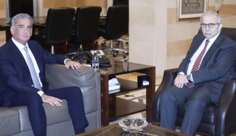 سلام استقبل الاحدب ومجلس قيادة قوى الأمن برئاسة عبدالله