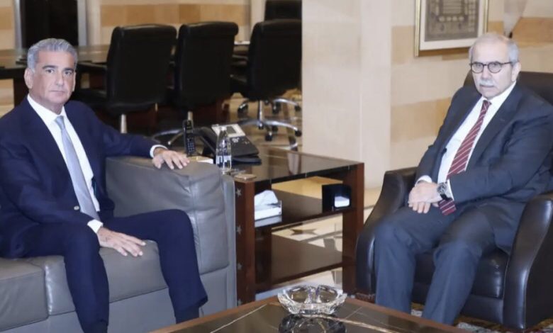 سلام استقبل الاحدب ومجلس قيادة قوى الأمن برئاسة عبدالله