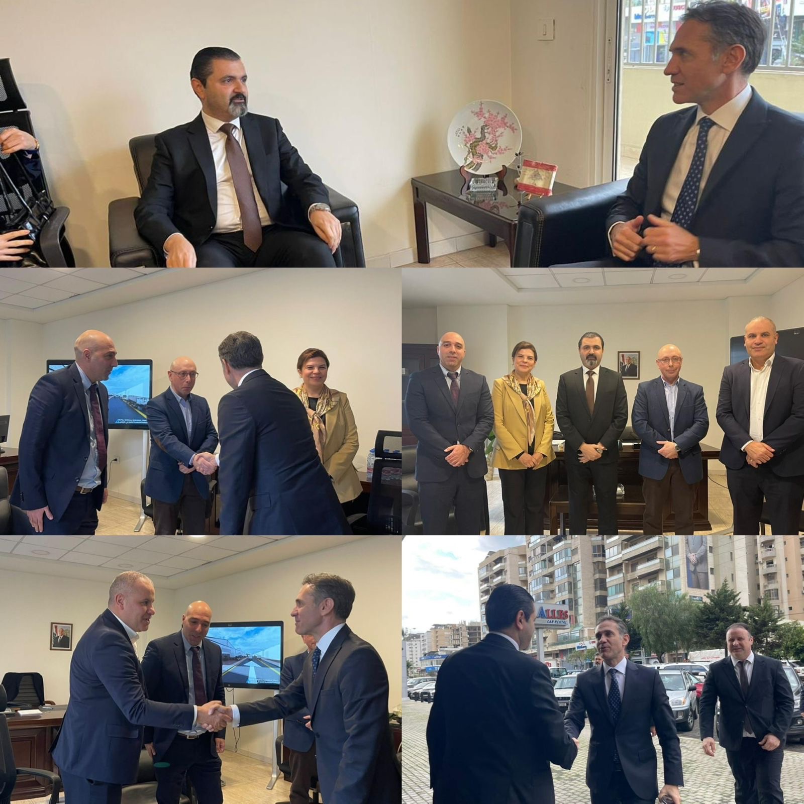 الدكتور ضناوي يستقبل السفير التركي ويقدم عرضاً مفصلاً عن المنطقة الاقتصادية