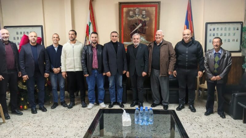 الفري يهنئ الطائفة الأرمنية بعيد الميلاد في طرابلس