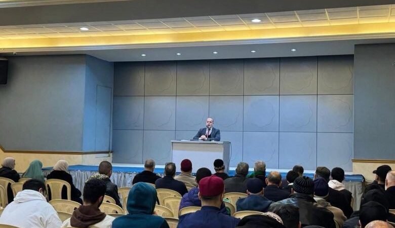 محاضرة لشباب المشاريع بعنوان “فلسطين برّ الشام…أرضِ المحشر والمنشر”