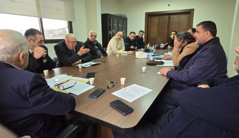 عقد في مبنى بلدية بشامون اجتماع موسّع