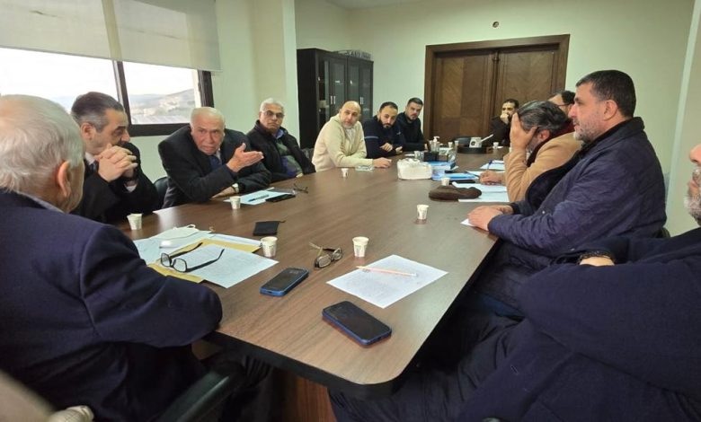 عقد في مبنى بلدية بشامون اجتماع موسّع