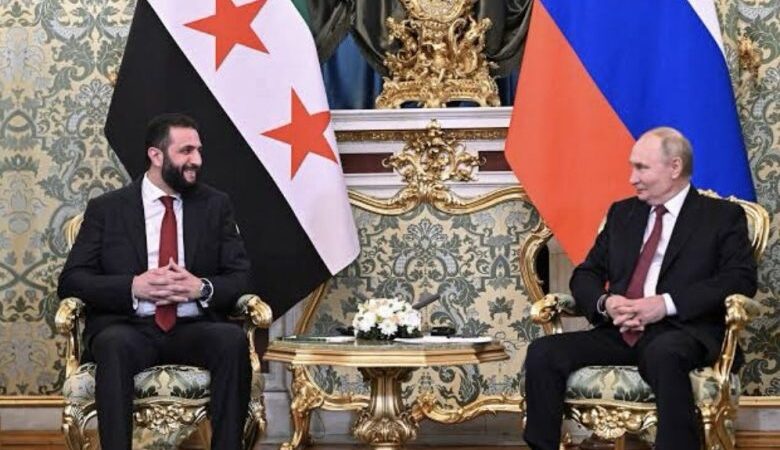 بوتين يستقبل الشرع اليوم