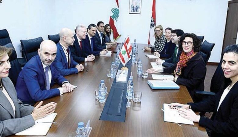 رجي استقبل الممثل النمساوي: لدعم الجيش وعودة النازحين