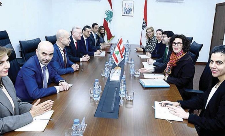 رجي استقبل الممثل النمساوي: لدعم الجيش وعودة النازحين