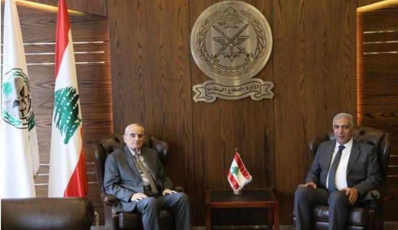 عبّود بحث مع وزير الدفاع الاوضاع العامة والتحديات الرّاهنة