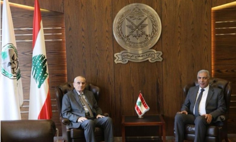 عبّود بحث مع وزير الدفاع الاوضاع العامة والتحديات الرّاهنة