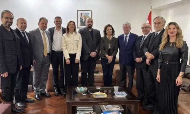 لحود تستقبل وفداً من المجلس الوطني للإنماء السياحي