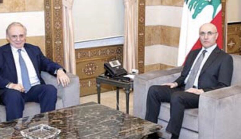 الحجار تابع مع زوّاره شؤوناً عامة